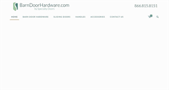Desktop Screenshot of barndoorhardware.com